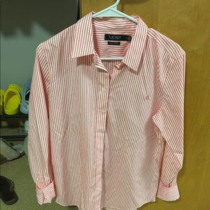 Lauren Ralph Lauren Pink Casual Button Down Shirt
